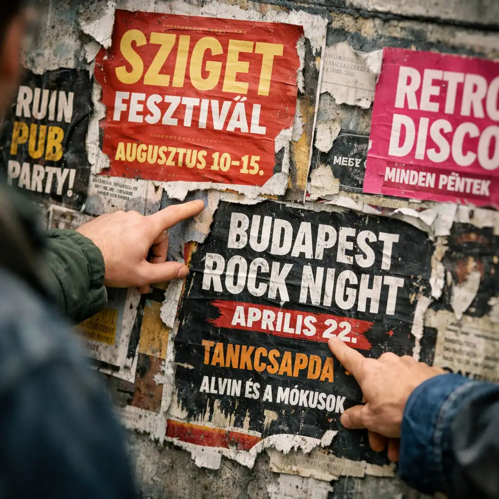 Esemény plakátok böngészése
